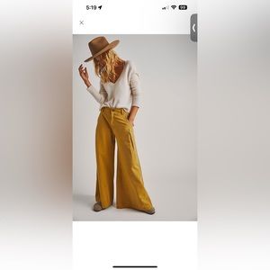 Free People “Out of Touch” Extreme Wide Leg Pants